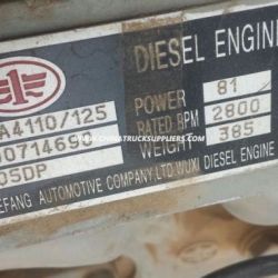 FAW Diesel Engine Ca4110/125 00714690