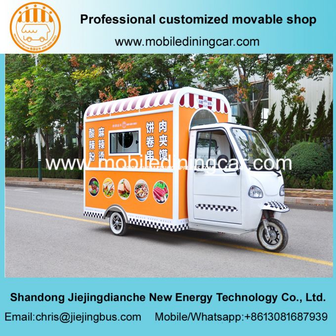 Electro-Tricycle Fast Food Mobile Truck Hot Sale 