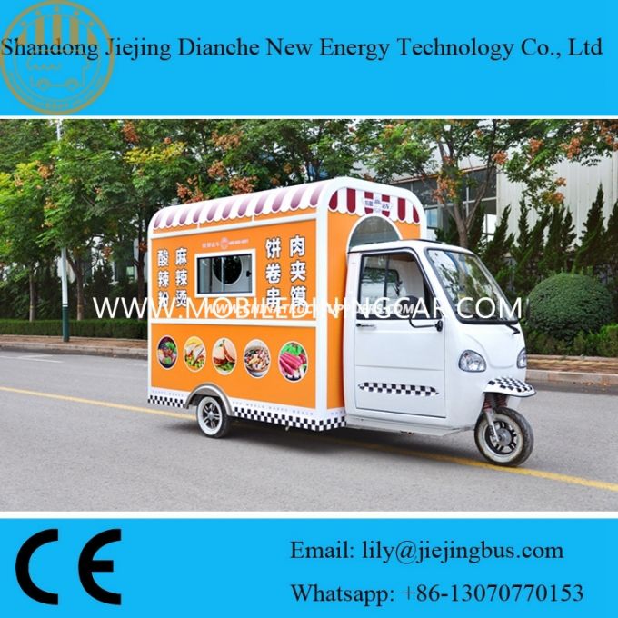 Motorcycle Mobile Street Fast Food Van (JIEJING DIANCHE) 