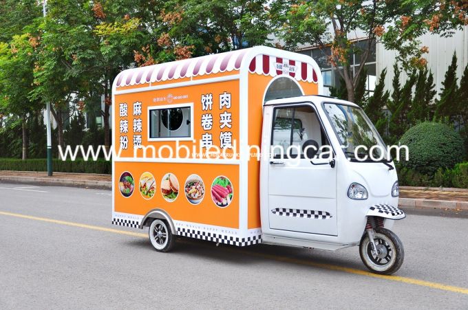 Mobile Tricycle for Selling Fast Food with Good Quality 