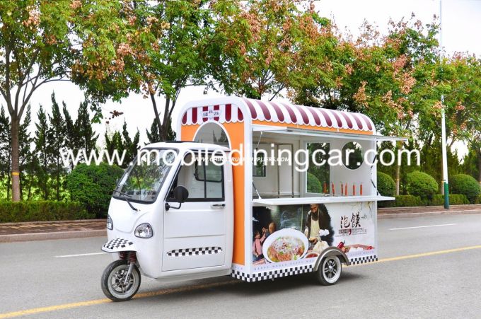 Fast Food Tricycle Mobile Concession Kitchen Truck for Sale 