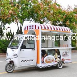 Fast Food Tricycle Mobile Concession Kitchen Truck for Sale