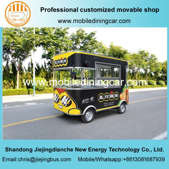 Hot Sales Luxurious Fried Chicken Electric Mobile Food Truck 