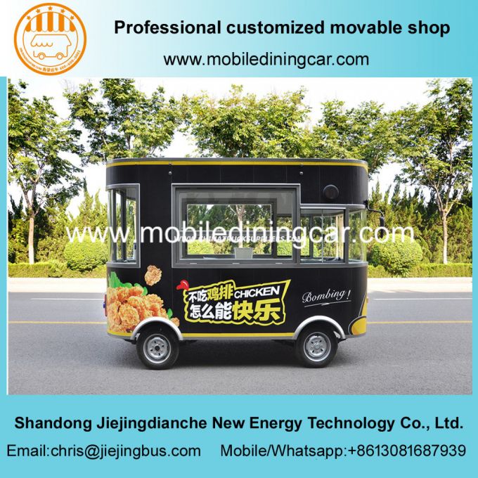 Popular High Quality Fried Food Electric Mobile Truck 