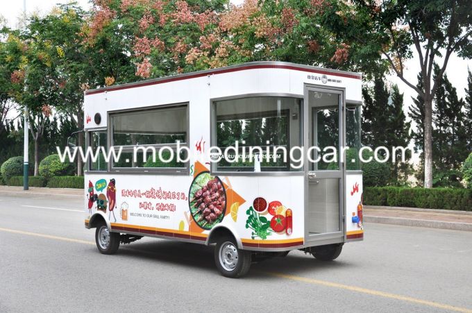 Attractive Barbecue Delicacy Electric Food Truck for Sale 