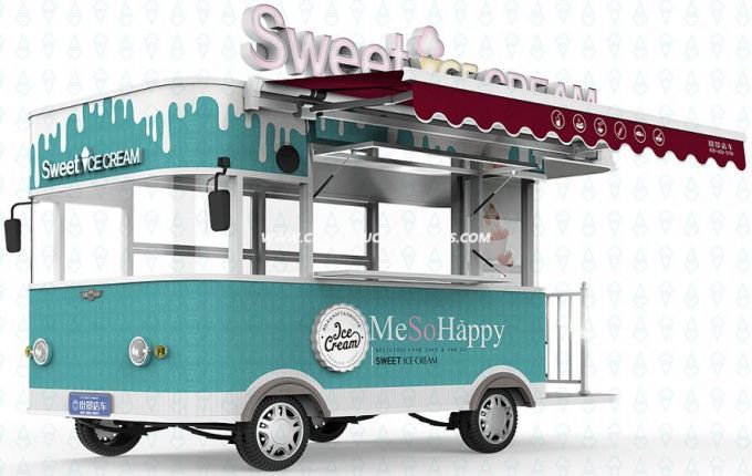 Electric Food Truck with Good Quality and Competitive Price 
