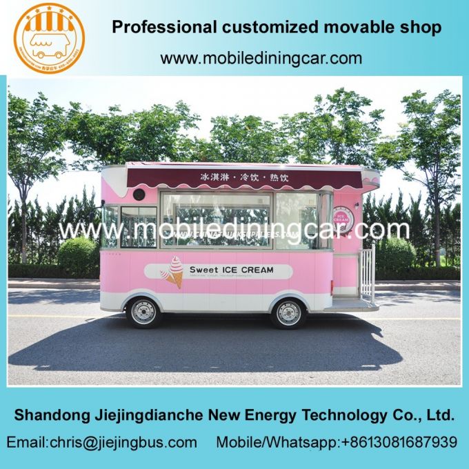 Customized Ice Cream Truck/Food Truck for Sale in China 