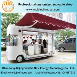 Four Wheels Electric Mobile Trailer/Commercial Exhibition Truck for Sale