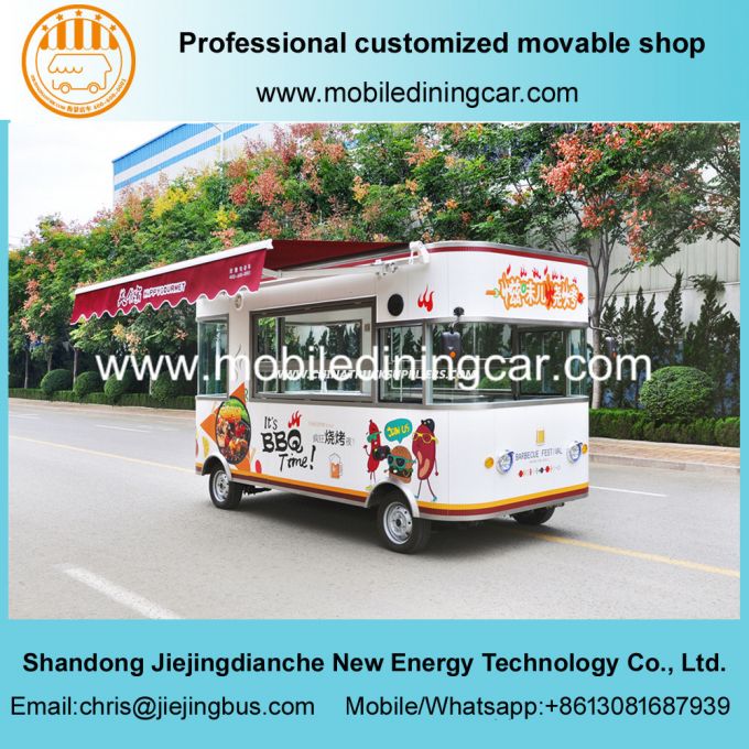 BBQ Food Cart with Premium Quality and Low Price 