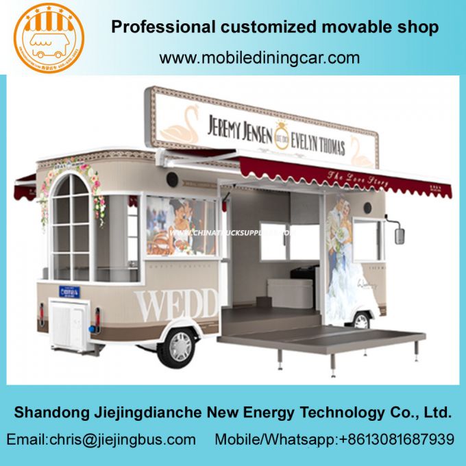 5 Meters Exhibition Mobile Truck with Light Box for Sale 