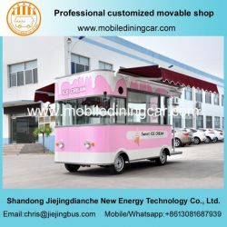 2018 New Design Pink Outlook Hot Sales Ice Cream Truck