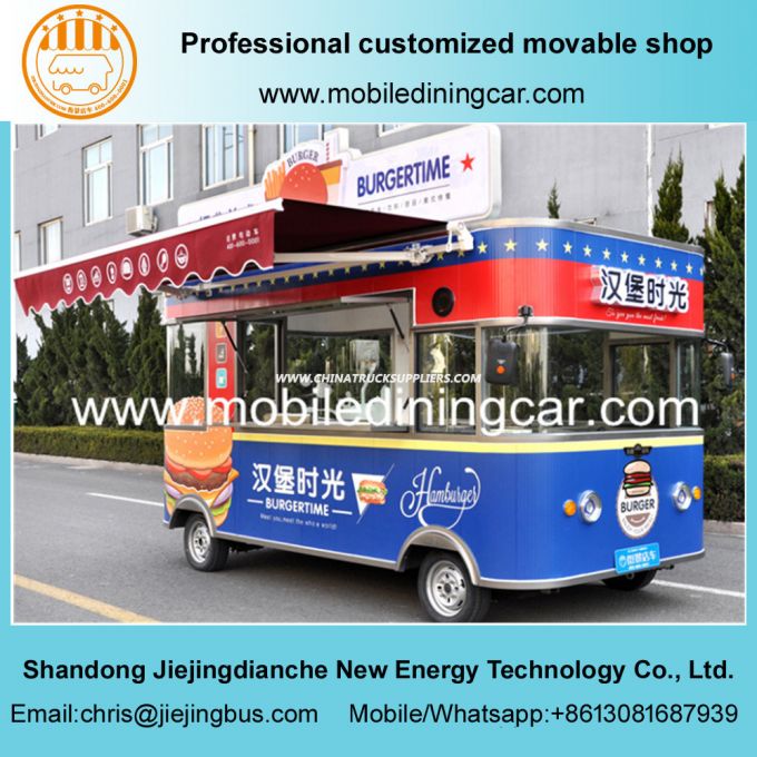 2018 Electric Mobile Food Trailer with Competitive Price for Sale 