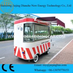 Optional Colors Ce Approved Food Truck Business with Battery