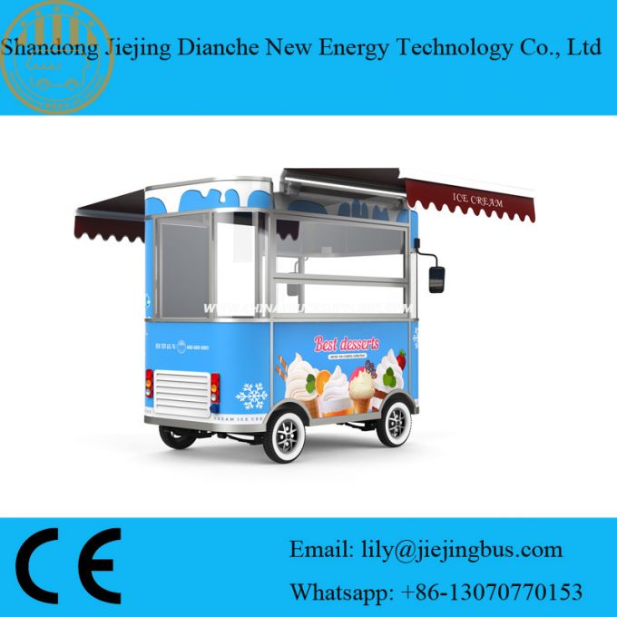 Ce Approved Ice Cream Selling Mobile Kitchen Truck for Sale 
