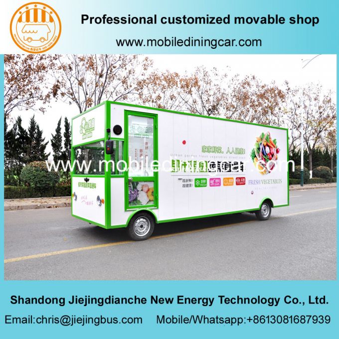 Fruit and Vegetables Electric Mobile Truck/ Food Cart with Ce and SGS 