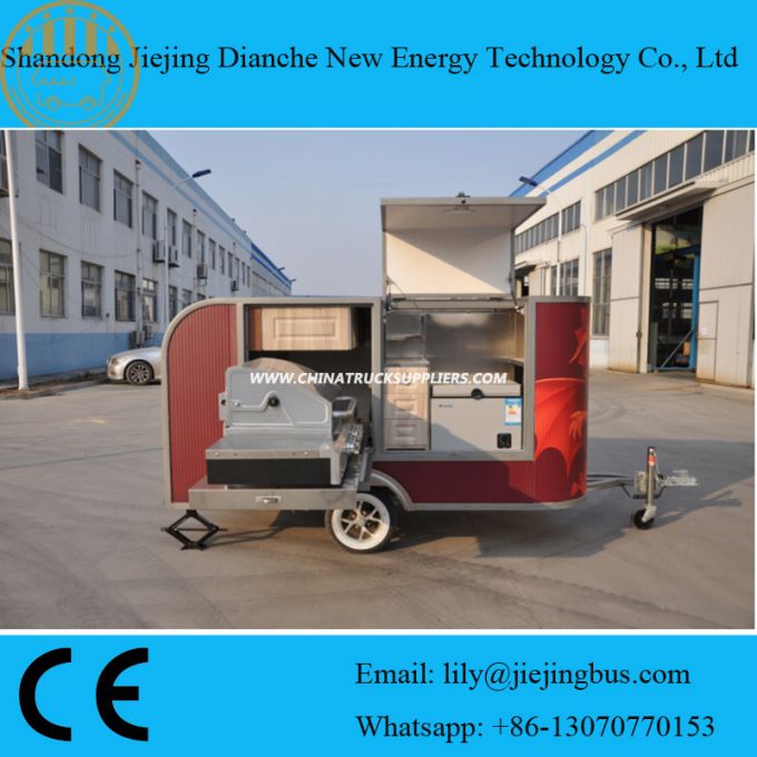 New Designed Food Service Trailer for Sale with BBQ Equipments 