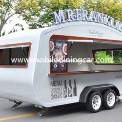 Customized BBQ Street Vending Mobile Food Cart with Fashionable Outlook