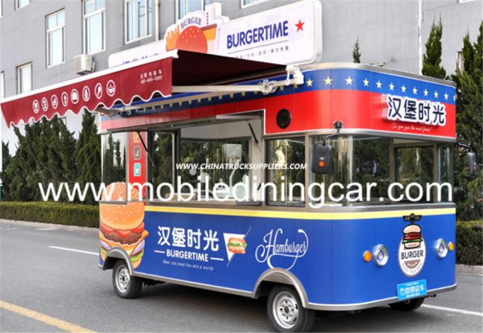 Catering Truck Electrical Cart with Kitchen Equipment 