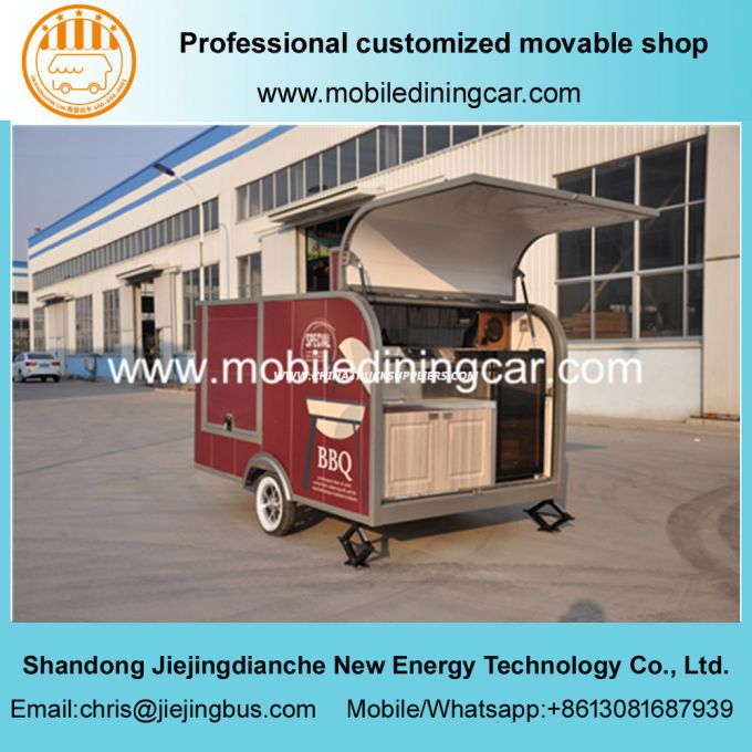 Fast Food BBQ Trailer/Cart on Sale 