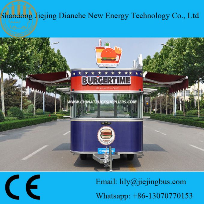 Ce Approved Small Food Trailer with Beautiful Outlook Images 1