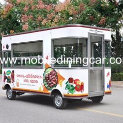 2017 Popular Electric Food Truck Food Bus Catering Truck