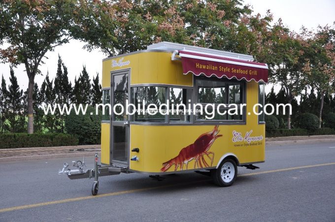 Jiejing Made in China Mobile Food Trailer for Sale 