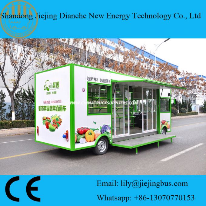 Fruit and Vegetable Vending Truck Movable Around The Street 