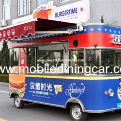 Food Truck Fast Food Van/Mobile Food Truck for Fried Chicken, Beer, Snack Mobile Food Kiosk for Sale