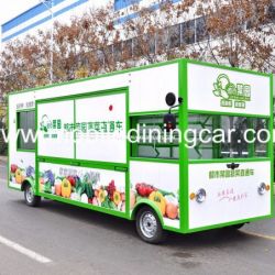 New Electric Snack Catering Vehicle Vegetable and Fruit Trailer and Food Truck