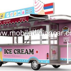Chinese Mobile Fast Food Vending Van/Commercial Street Food Cart
