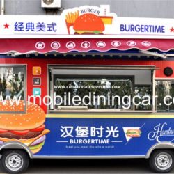 Four Wheels Electric Food Truck with High Quaiity