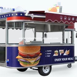 Mobile Food Trailer with Insulation Material for Sale