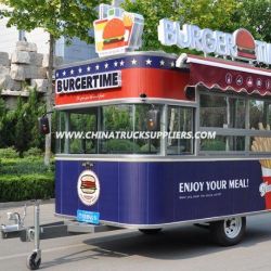 Mobile Food Trailer with Different Catering Equipment and Beautiful Design