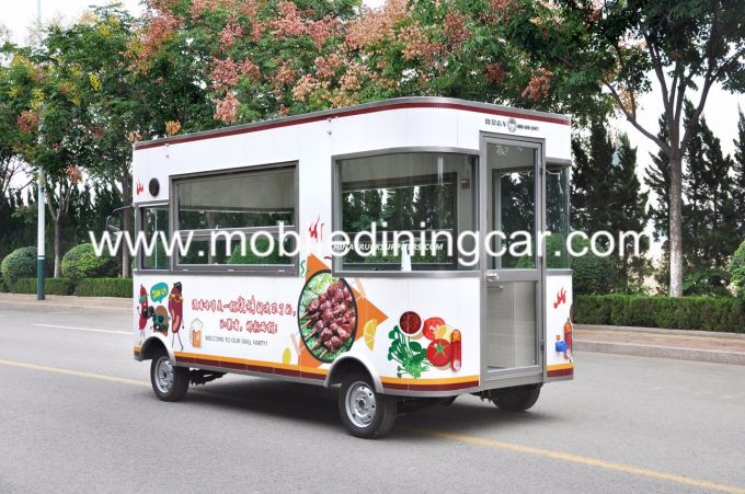 China Weifang Factory Price Electric Mobile Food Bus 