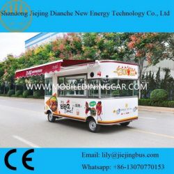BBQ Grilled Food Mobile Cooking Trailer for Sale with Electric Signature