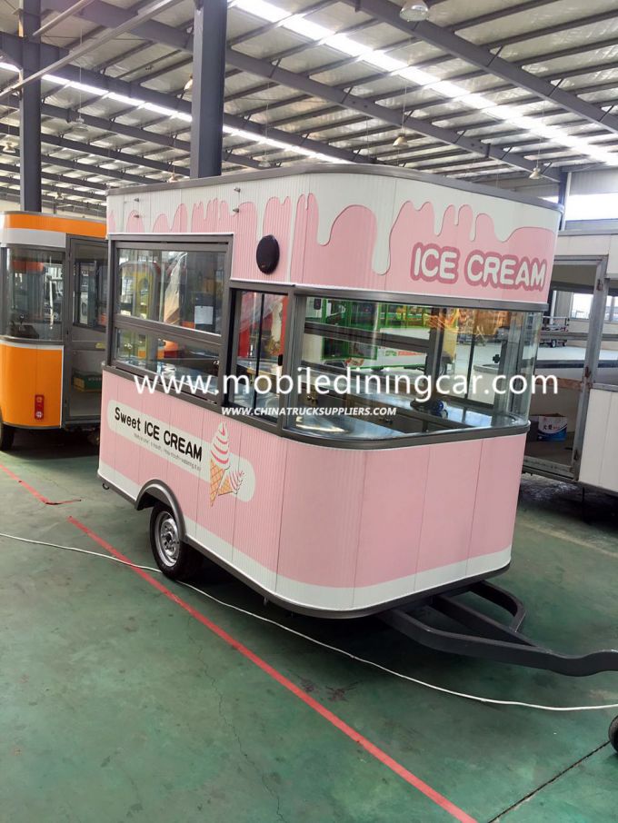 Beautiful Outlook Insulation Material Made Mini Food Trailer (CE) 