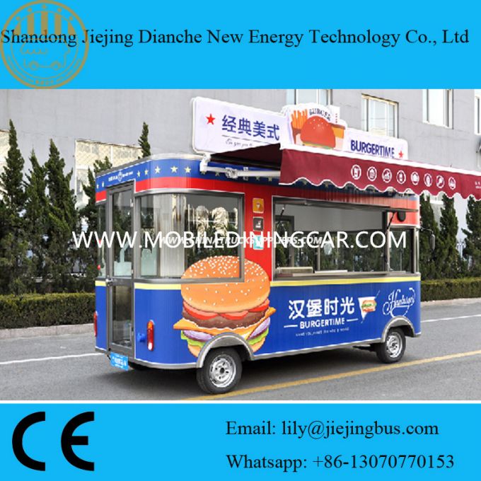 4 Meters Long Burger Concession Truck for Sale 