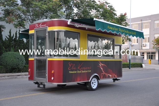 Factory Price Food Cart with Catering Equipment 