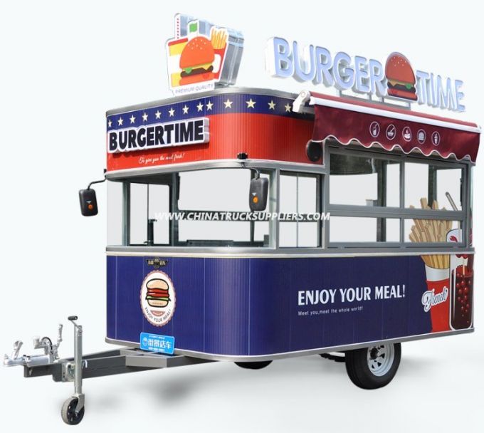 Mobile Food Truck New Cart Mobile Snack Vendor 