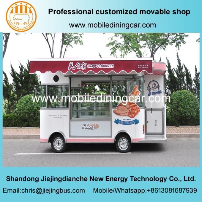 Baking Food Truck/Food Cart with Beautiful Awning and Shelter 