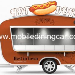 Kebab Van Strong Food Vending Kiosk Truck with Fully Cooking Equipments