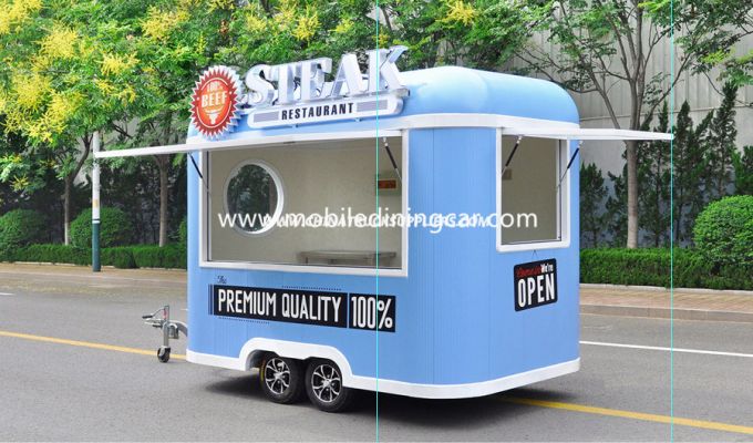 Kitchen Smoothie Hot Dog Vendor Food Cart (CE) 