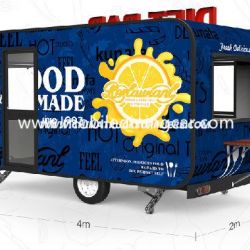 Luxury Food Trailer with High Quality Chassis