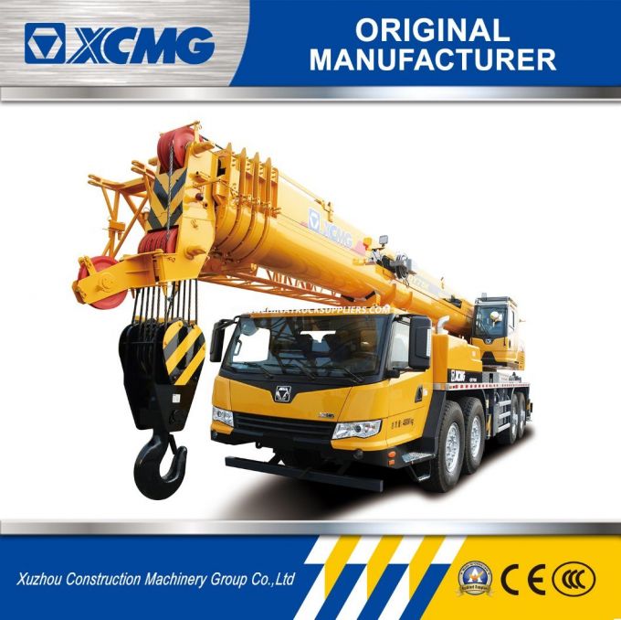 XCMG Electric Hoist Qy75K 75ton Mobile Lifting Equipment Truck Crane Images 1