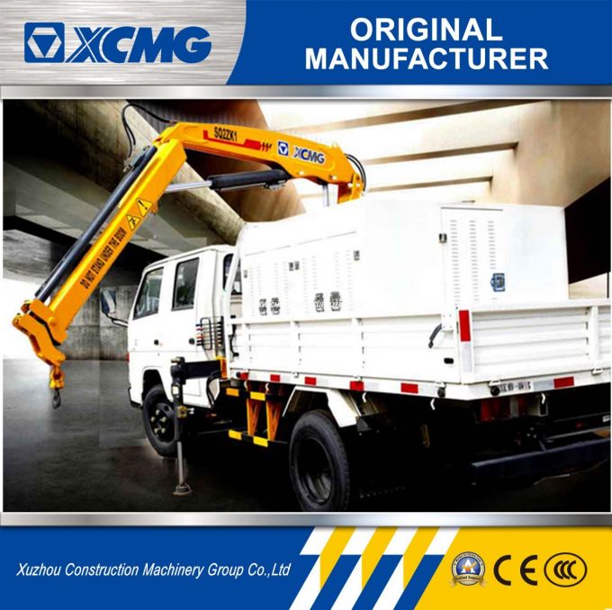 XCMG Sq2zk1 2ton Folding-Arm Truck Mounted Crane 