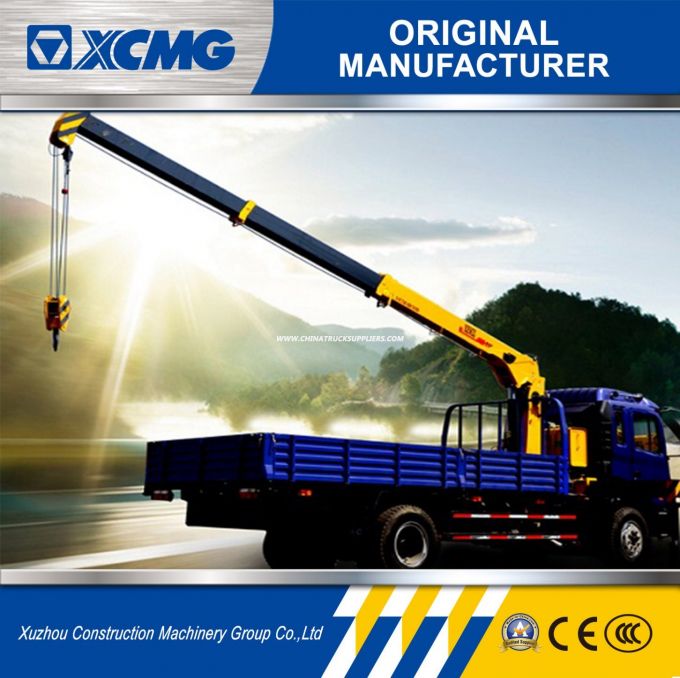 XCMG Official Sq5sk2q 5 Ton Straight Arm Truck Mounted Crane Images 1