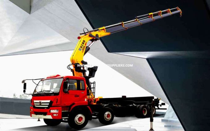 XCMG Sq14zk4q 14ton Folding-Arm Truck Crane Truck Mounted Crane Images 1