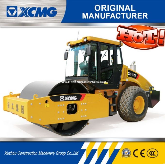 XCMG Xs183 18ton Single Drum Road Roller Compactor Images 1