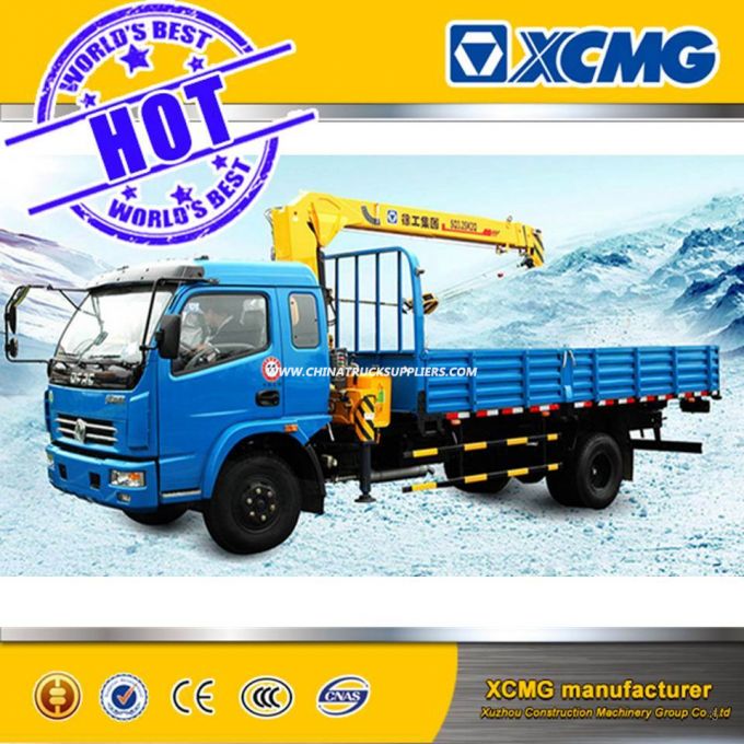 Lorry Crane XCMG 3ton Telescoping Boom Truck Mounted Crane 