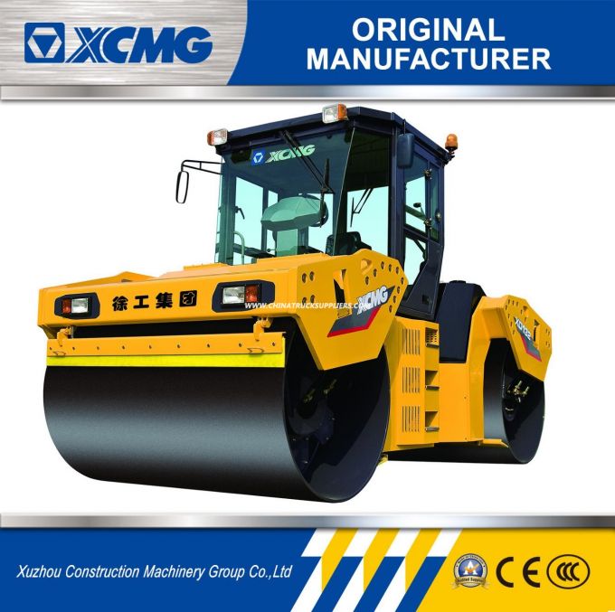 XCMG Official Manufacturer Xd122 12ton Double Drum Road Roller Images 1